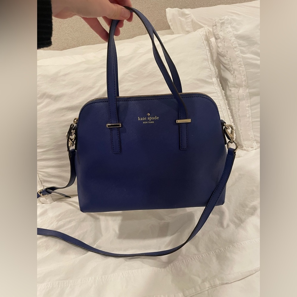 Blue Kate Spade Dome Satchel